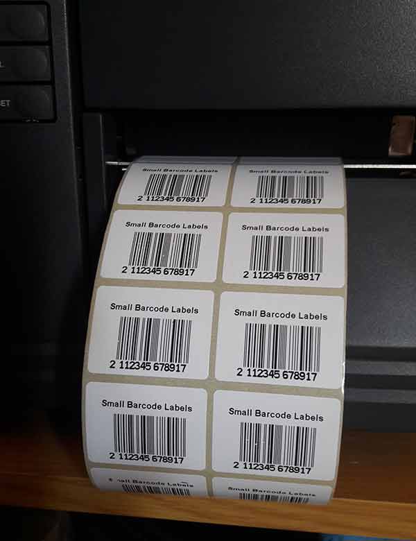 Bureau printed labels